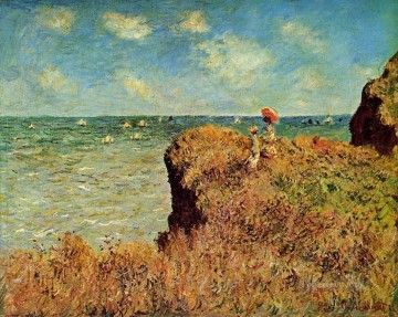  por Arte - El paseo por el acantilado Pourville Claude Monet